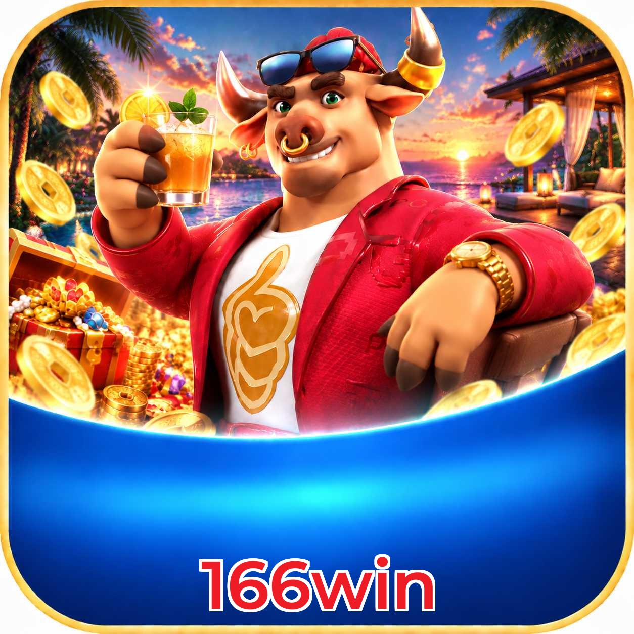 Logo 166win Telegram Canal Oficial